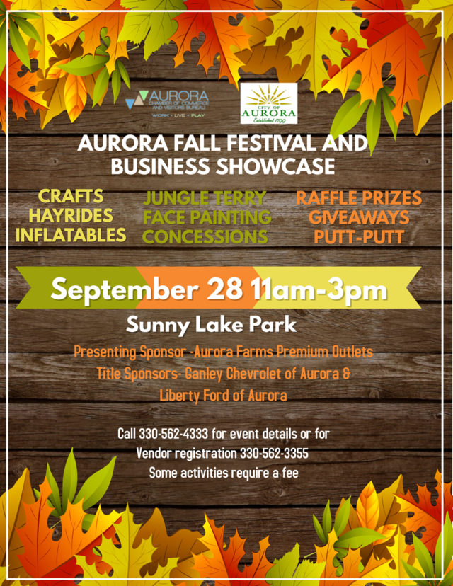 Aurora Fall Festival & Business Showcase Adventures in Northeast Ohio
